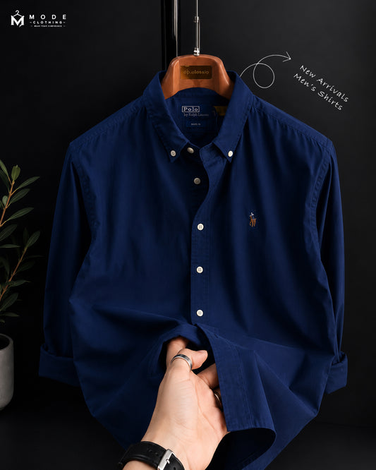 Men's Premium Shirts - Navy Blue